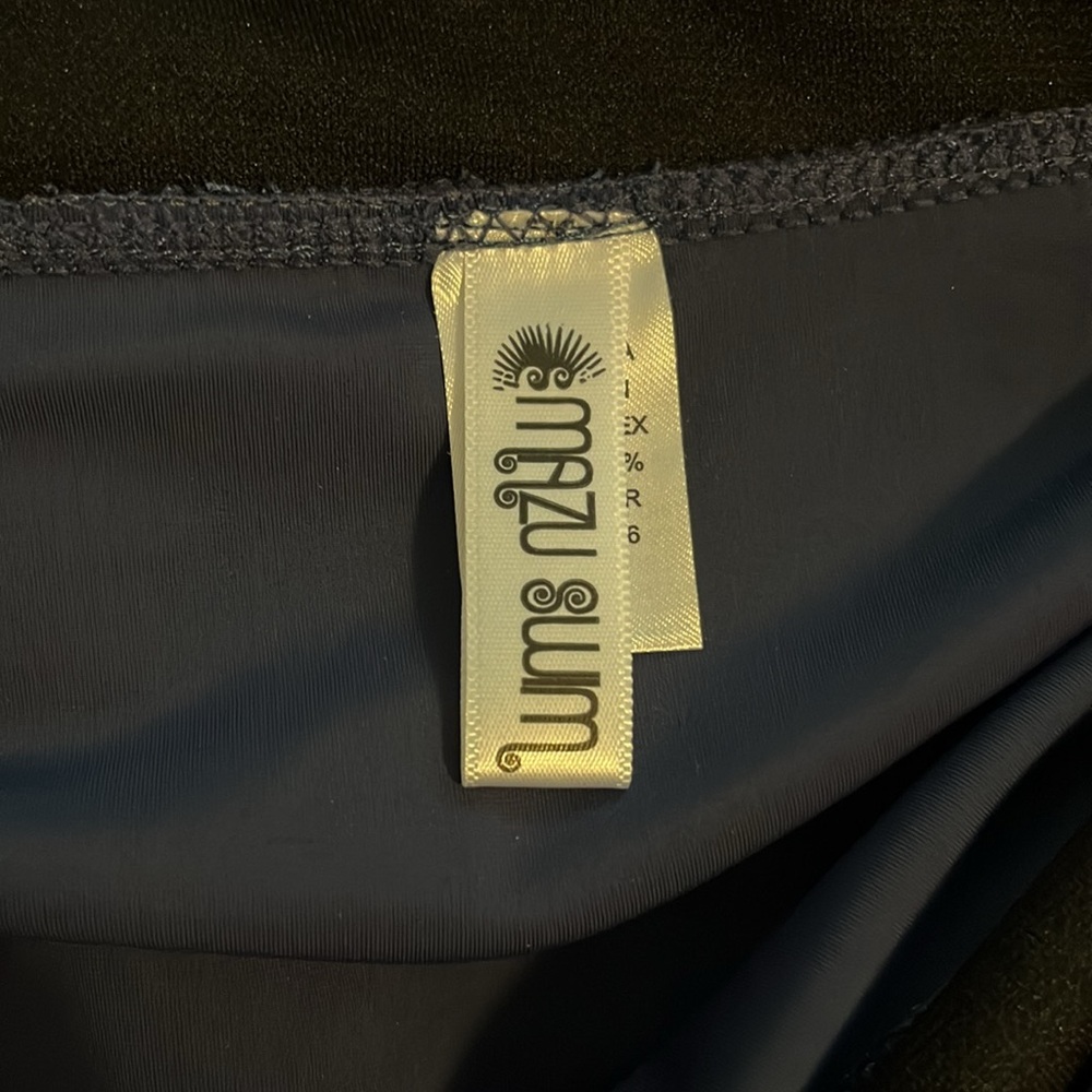 Mazu Swim swim skirt with lining, size 20W, navy blue - Picture 3 of 7